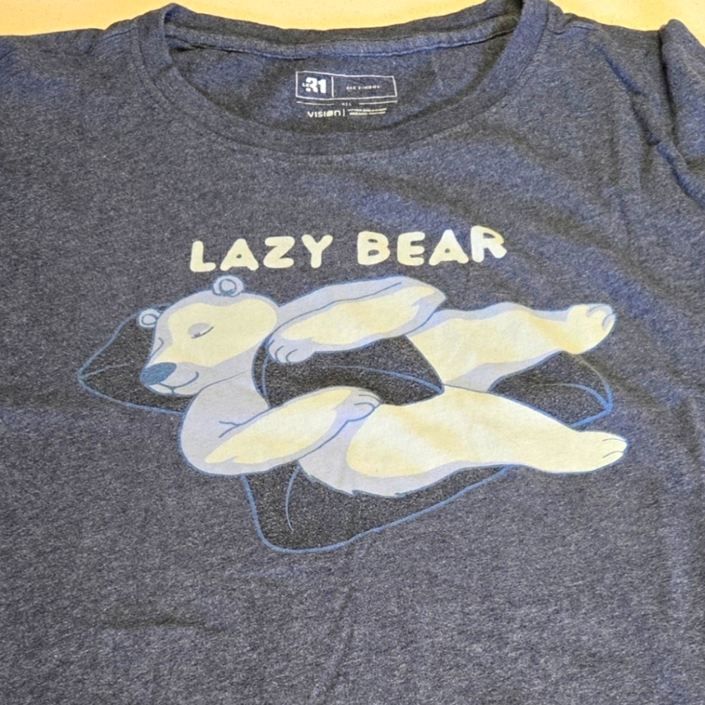 Lazy Bear Sleep T-Shirt - Size Large